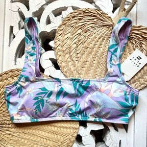 💦🌴 BILLABONG 🌴💦 Love Palms Tank Bikini Swim Top